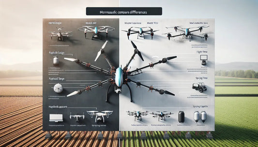 The Main Differences between the DJI Agras T40 vs the DJI Agras T50