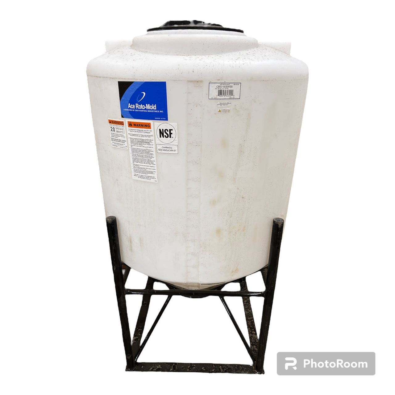 150-Gallon Cone Tank