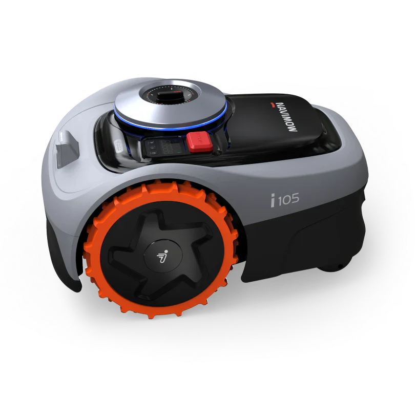 Segway Navimow i105N robotic lawn mower side angle