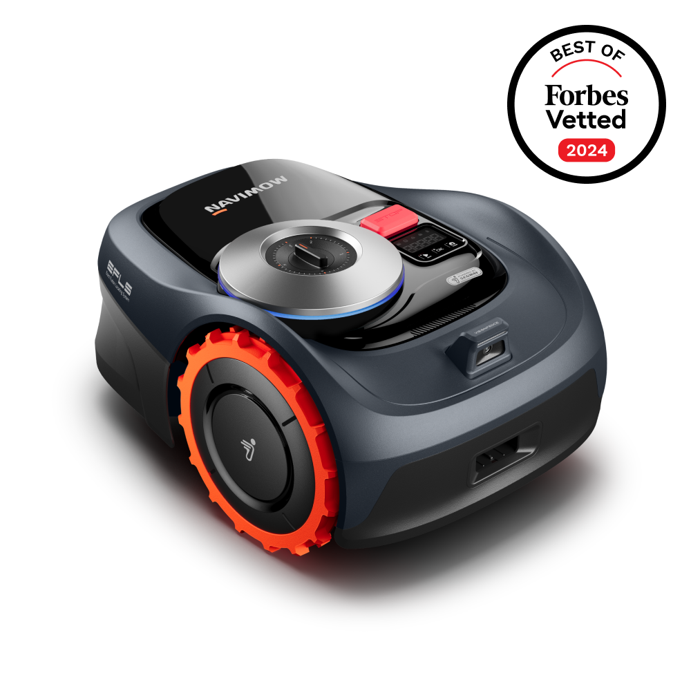 Segway Navimow i110N robotic lawn mower angle view