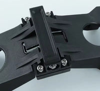 Close-up of DJI Agras T100 butterfly propeller clamp