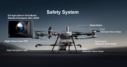 DJI Agras T100 - Airframe and Spray Tank