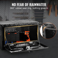Heavy-Duty Aluminum Diamond Plate Toolbox