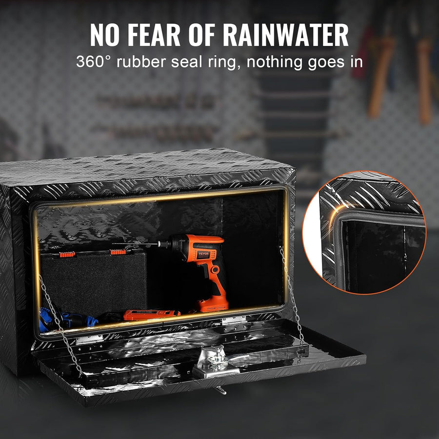 Heavy-Duty Aluminum Diamond Plate Toolbox